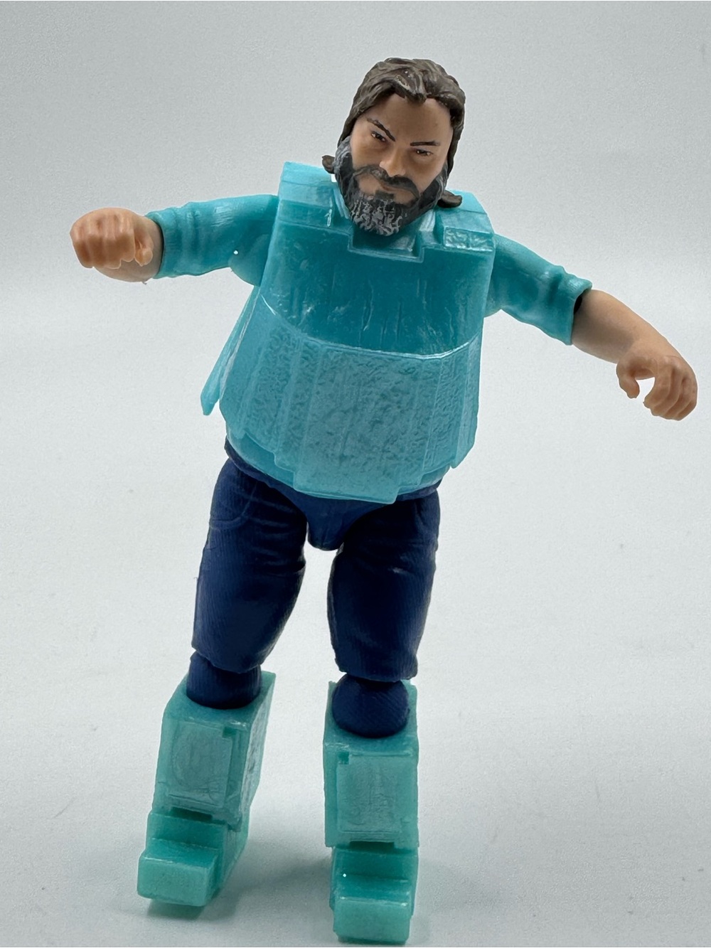 Diamond Armor Steve Minecraft Movie Action Figure Toy Jack Black Mattel 4"